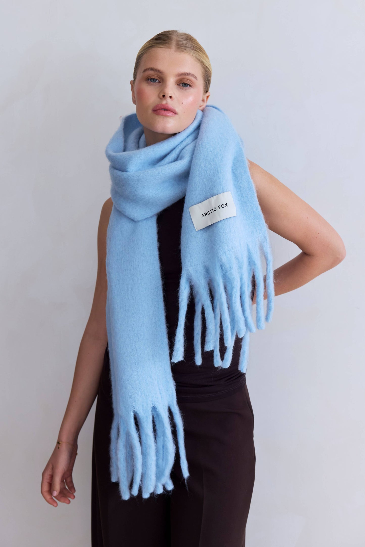 ARCTIC FOX The Stockholm Scarf - 100% Recycled - Glacier Blue - FW25