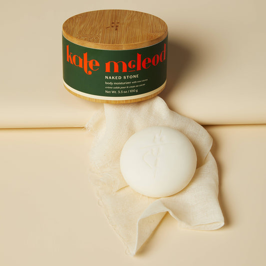 KATE McCLEOD Naked Stone | Deep Moisturizing Lotion Bar: Starter Kit (3.5 oz)