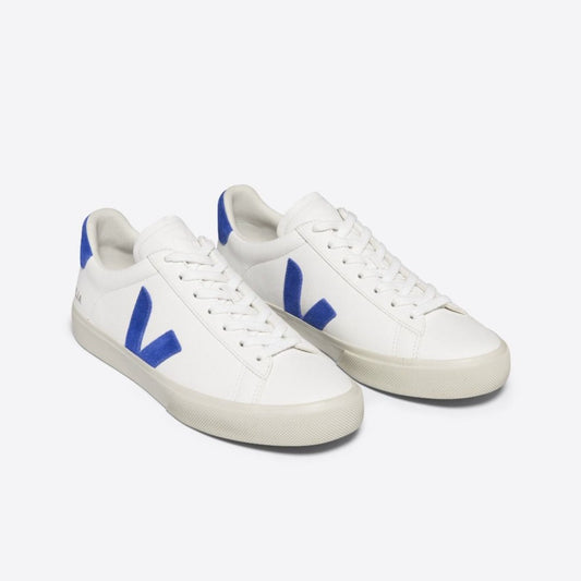 NEW VEJA Campo Chromefree Leather Sneakers | Extra White Paros