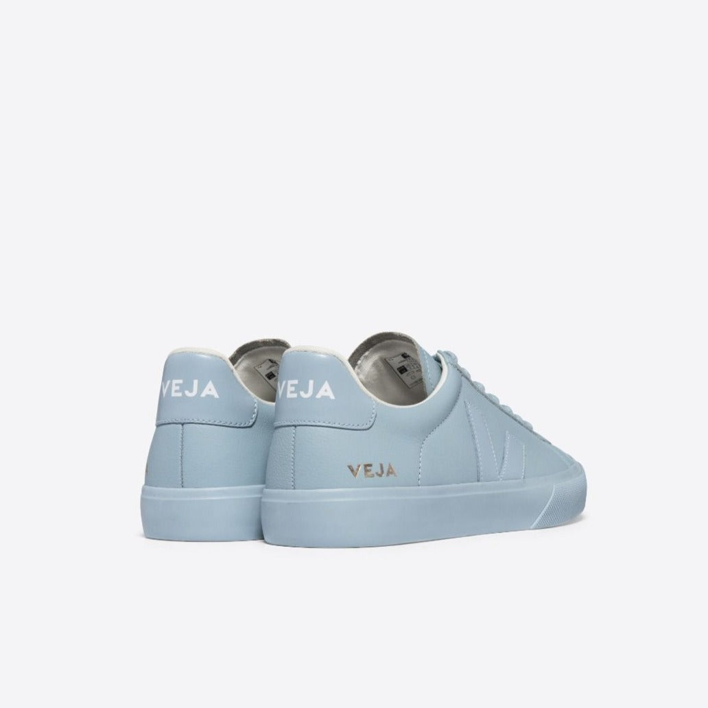 NEW VEJA Campo Chromefree Leather Sneakers | Full Steel