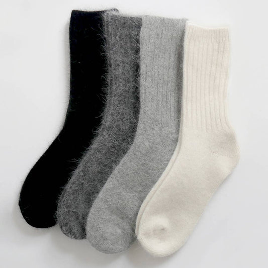 Super Soft Wool Socks - Cream