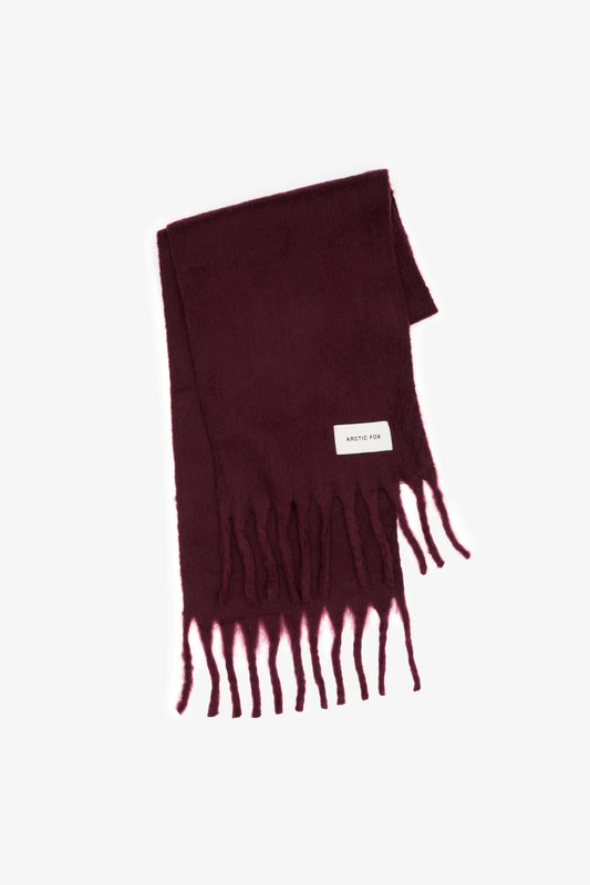 ARCTIC FOX The Stockholm Scarf - 100% Recycled - Cherry Lacquer - FW25