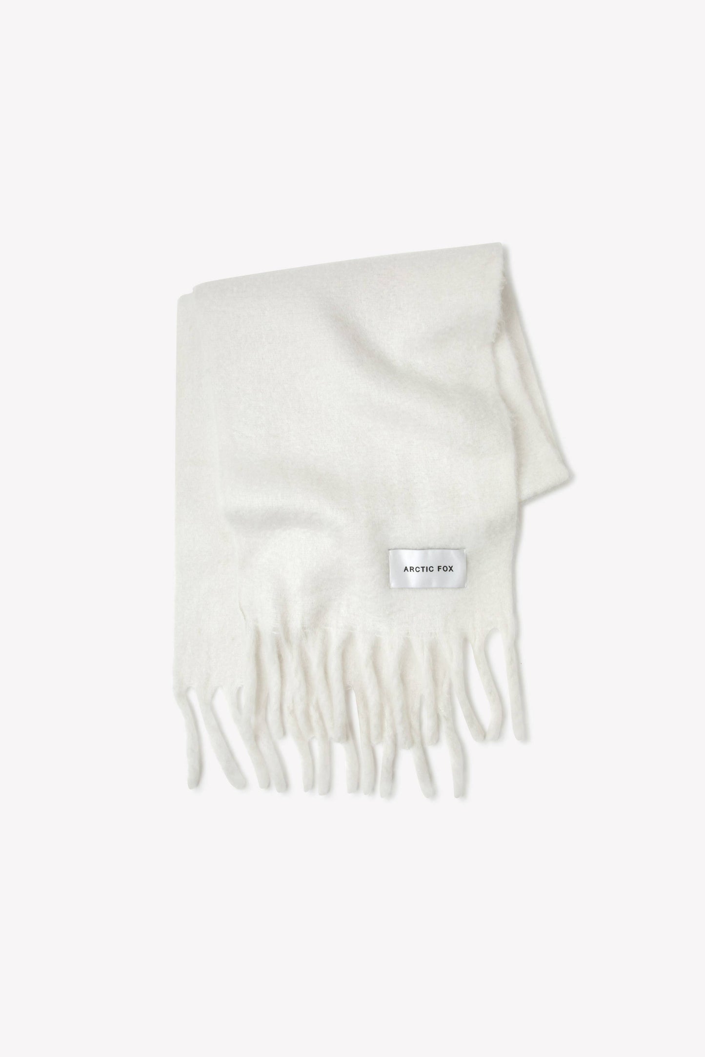 ARCTIC FOX The Stockholm Scarf - 100% Recycled - Polar White - FW25