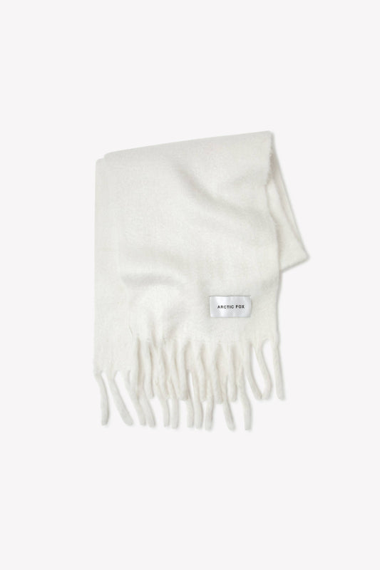 ARCTIC FOX The Stockholm Scarf - 100% Recycled - Polar White - FW25