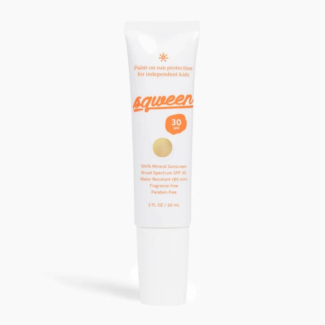 Sqween SunPaint 100% Mineral Broad Spectrum SPF 30: Dark Pink