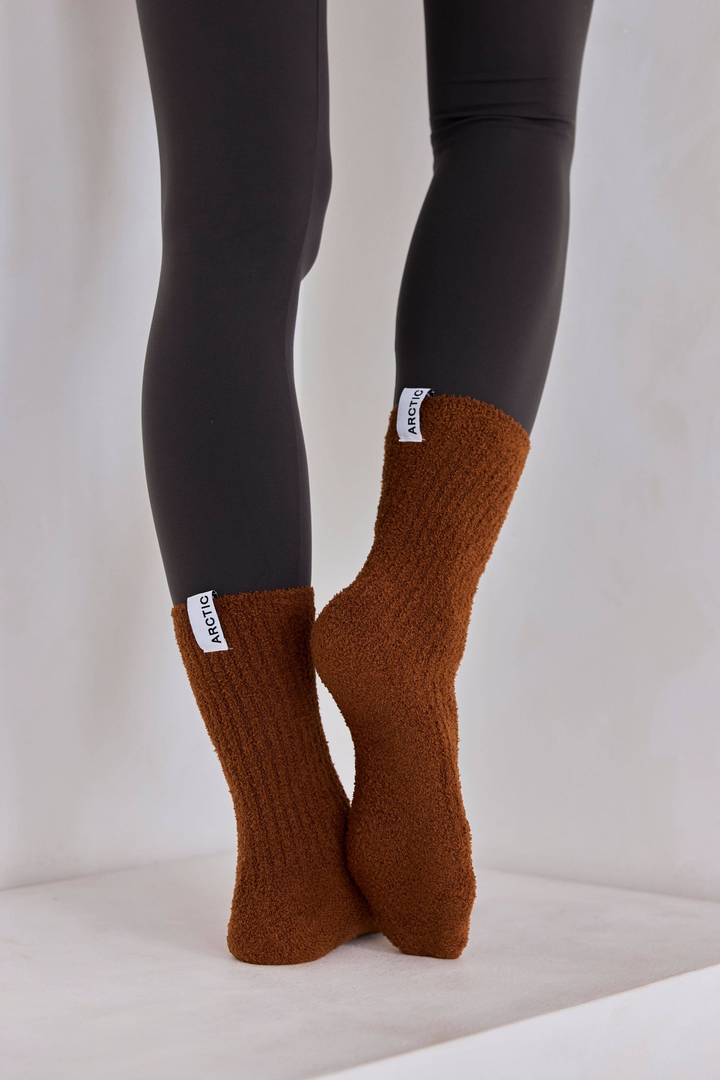 ARCTIC FOX Cosy Socks - 100% Recycled - Sepia - FW25