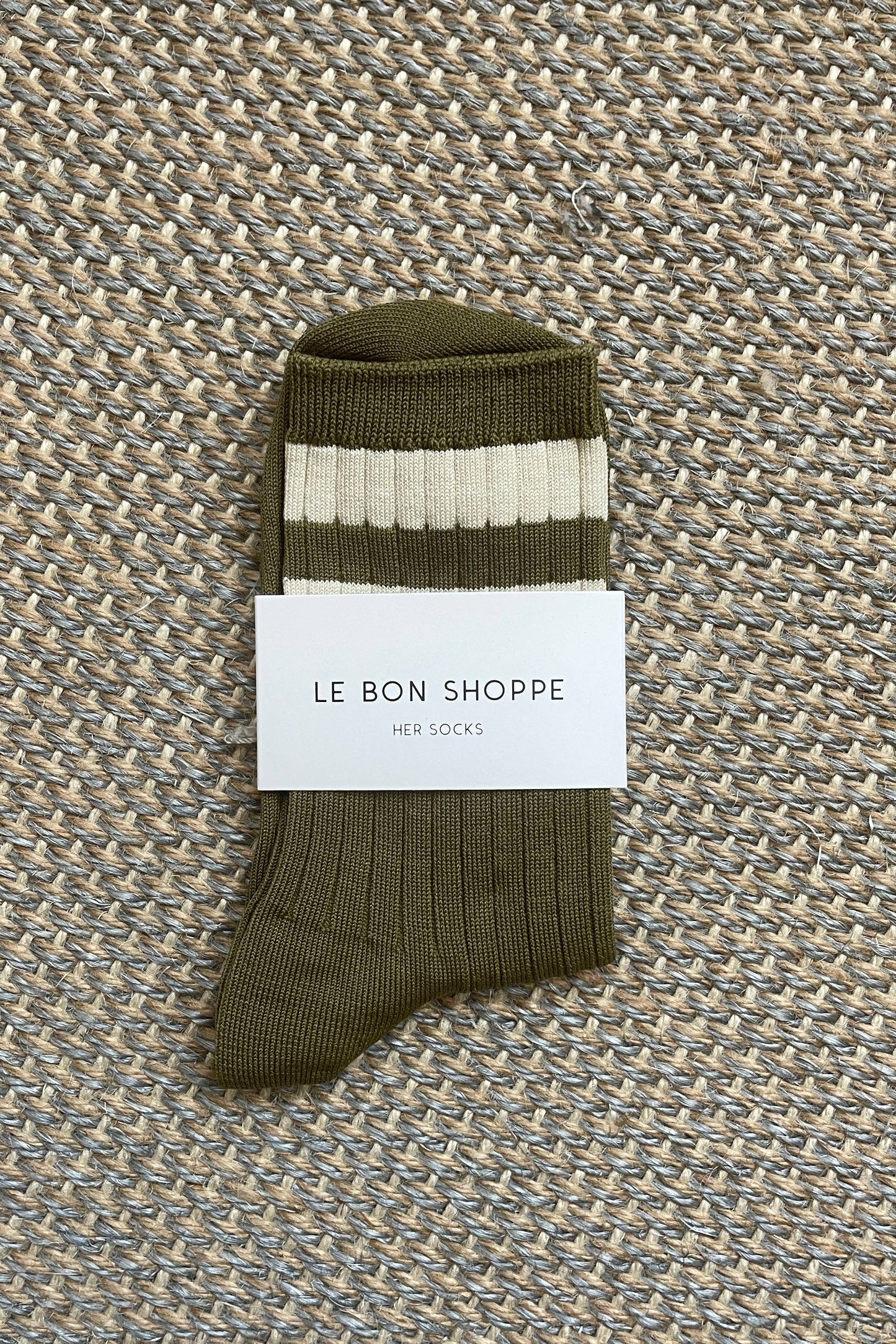 LE BON SHOPPE | Her Socks - Varsity: Black