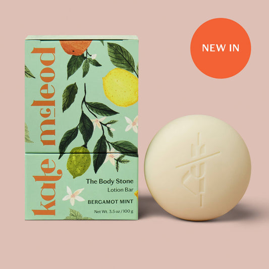 Kate McLeod Bergamot Mint | Deep Moisturizing Lotion Bar