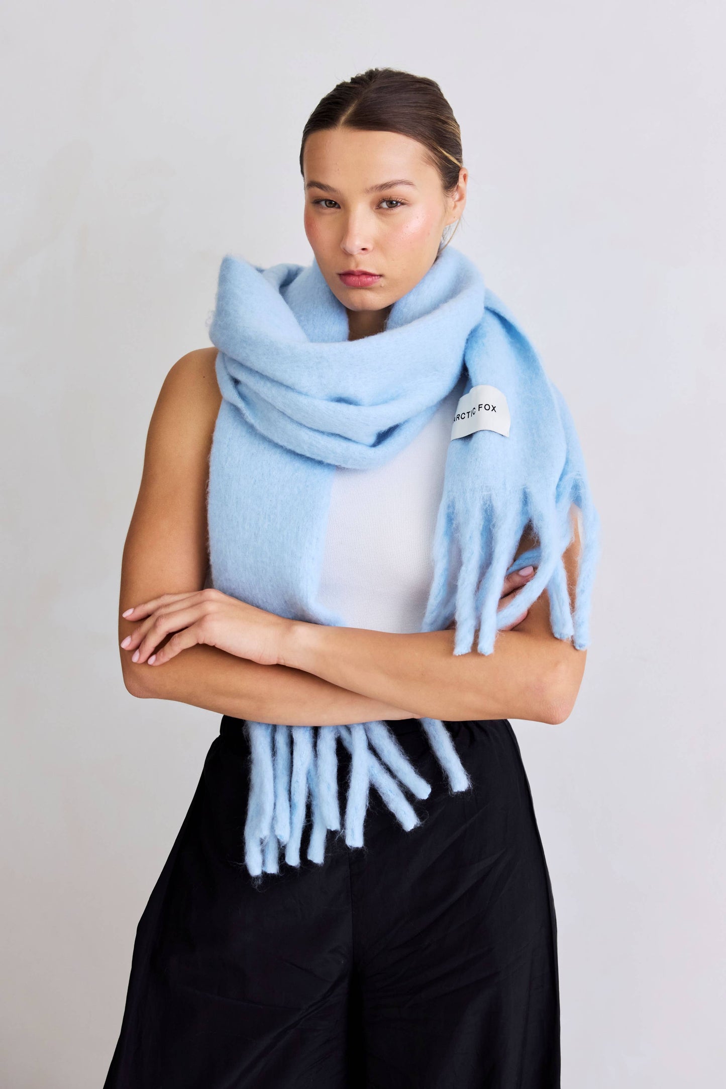 ARCTIC FOX The Stockholm Scarf - 100% Recycled - Glacier Blue - FW25