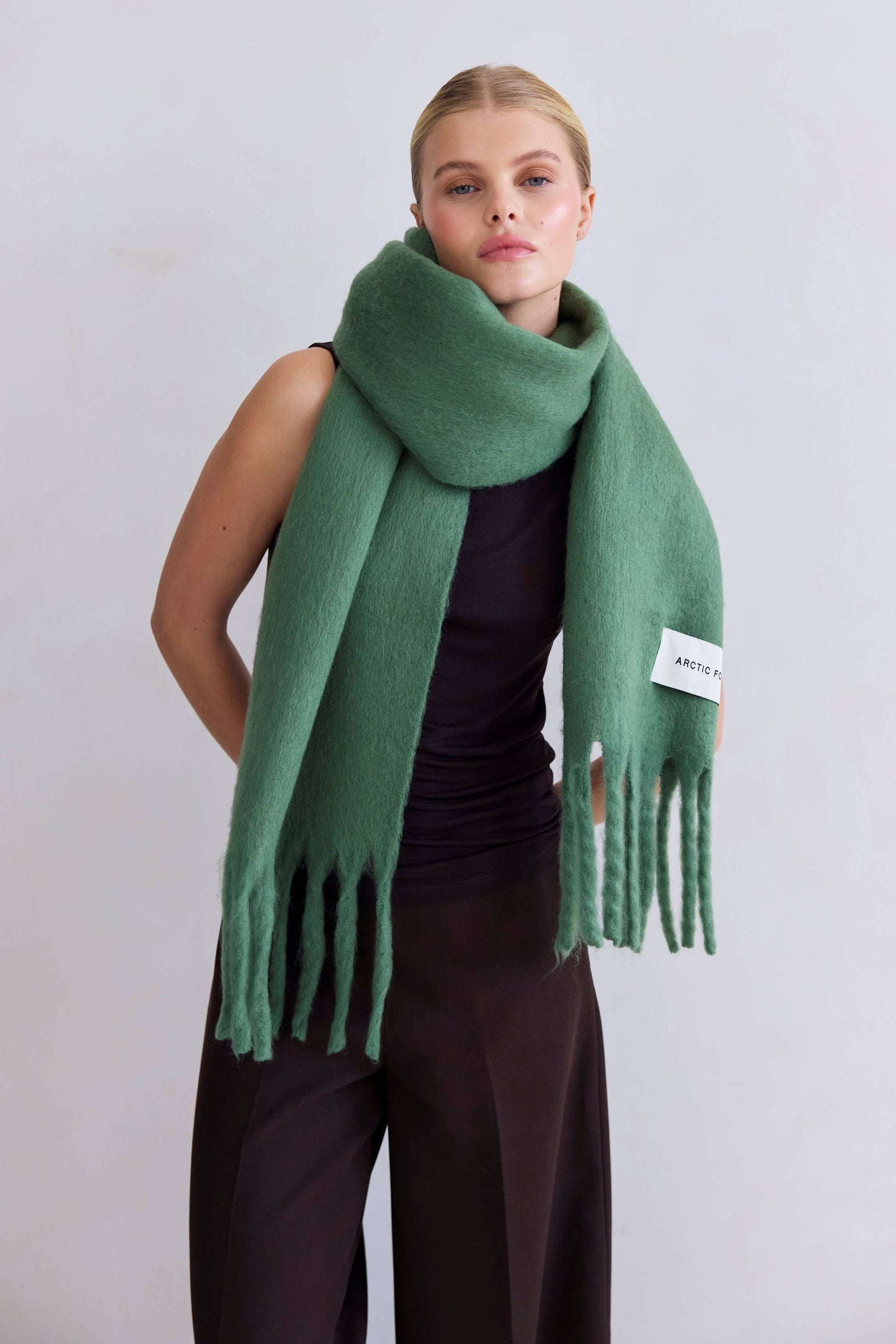 ARCTIC FOX The Stockholm Scarf - 100% Recycled - Forest Fern - FW25