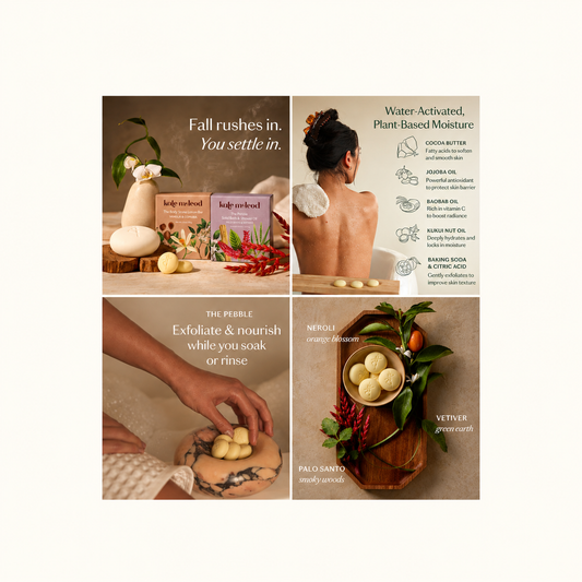 KATE MCLEOD Palo Santo & Vetiver Pebble | Bath & Shower Oil