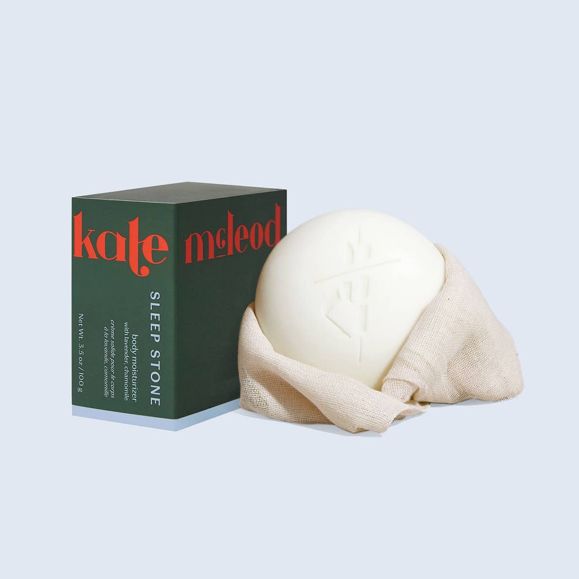 KATE McCLEOD Sleep Stone | Deep Moisturizing Lotion Bar: Starter Kit (3.5 oz)