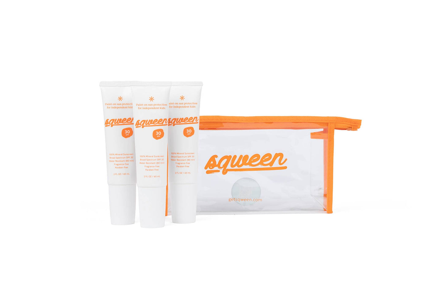 Sqween SunPaint 100% Mineral Broad Spectrum SPF 30: Sky Blue