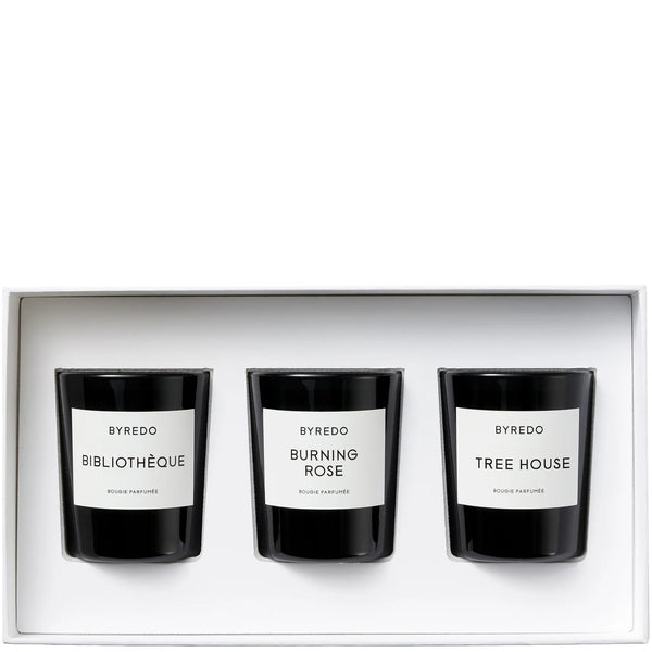 BYREDO La Mini Candle Selection Bois, 3 x 70g