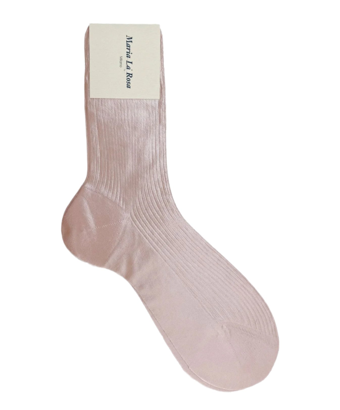 Maria La Rosa One Ribbed Laminated Socks