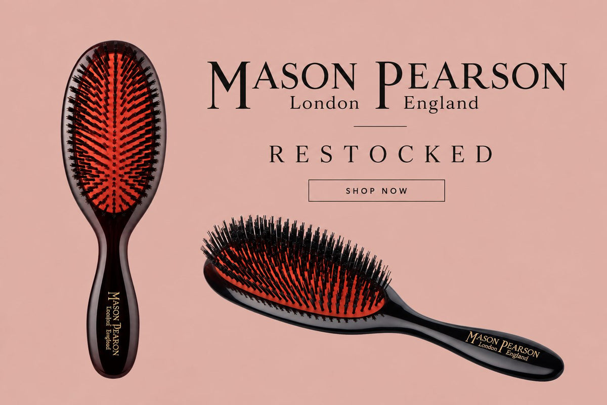 Mason Pearson hairbrushes restocked - shop now