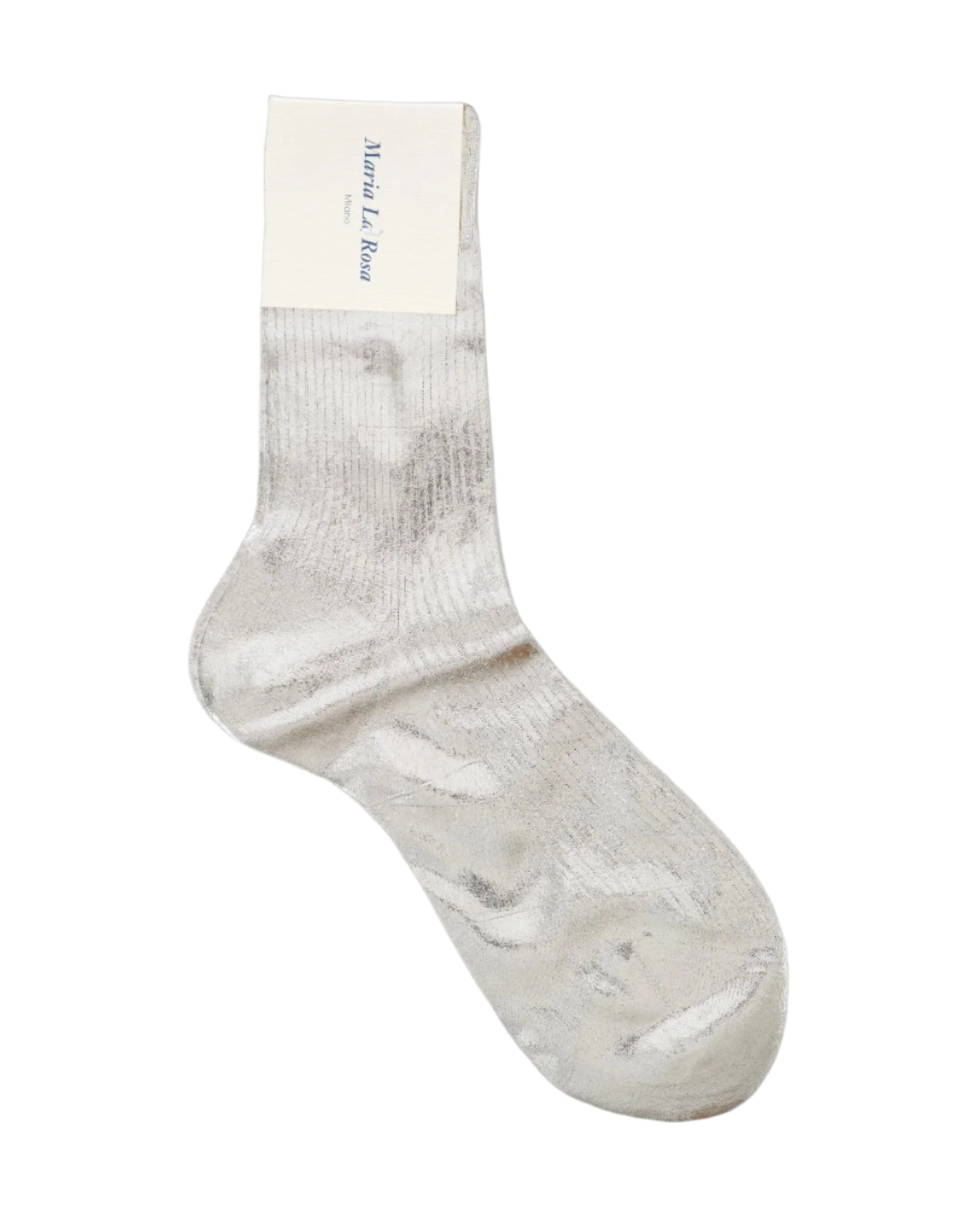 Maria La Rosa One Ribbed Laminated Socks