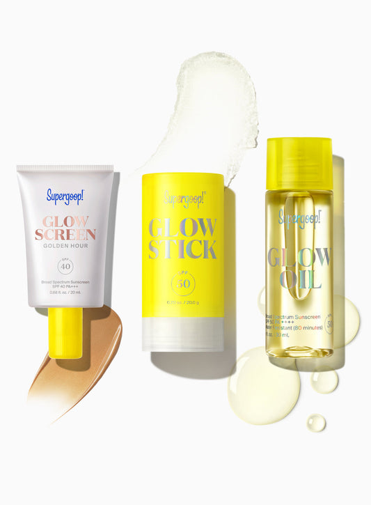 Supergoop Destination Glow SPF Kit