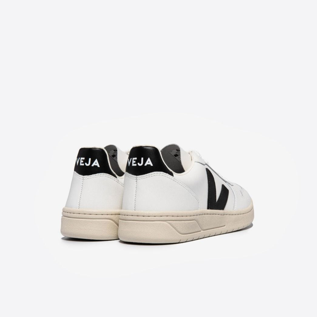 VEJA V-10 Leather | Extra White Black