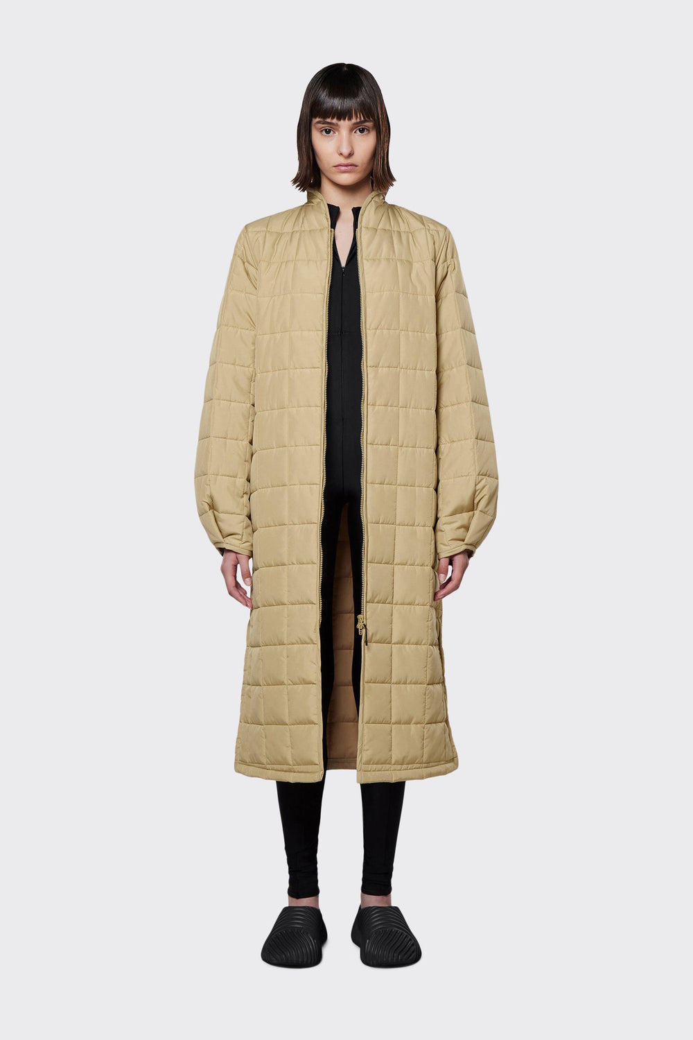 RAINS Liner Quilted W Coat | Sand