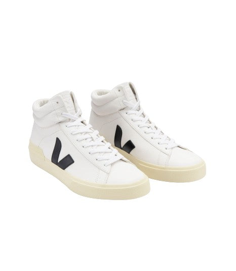 VEJA Minotaur Hightop Sneakers | Chromefree Extra White Black